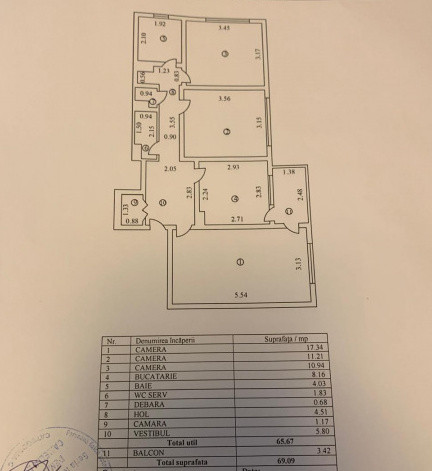 Apartament 3 camere | Nemobilat | Mosilor - Obor