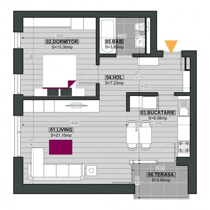 Apartament 2 camere | Prima inchiriere | Cloud 9 - Aviatiei - Pipera