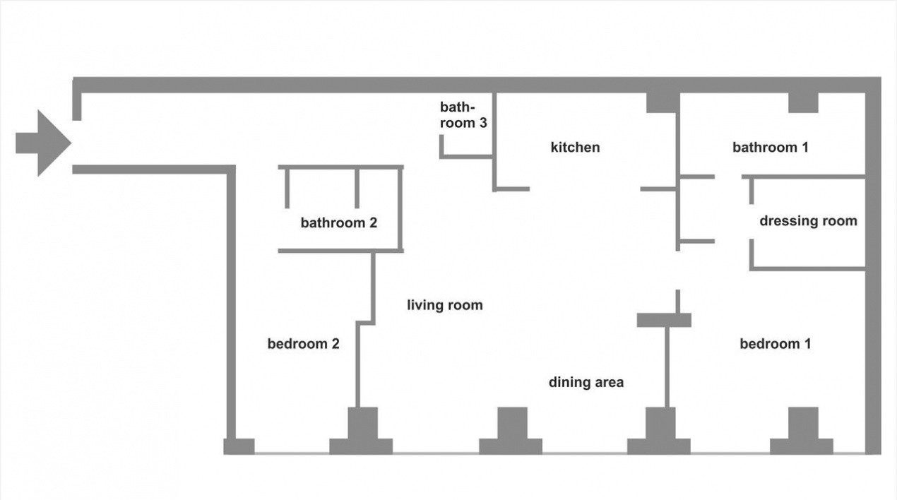Apartament LUX 3 camere Marriott