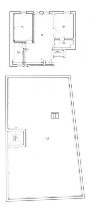 Penthouse 3 camere + Terasa | 244mp | Zona Eminescu